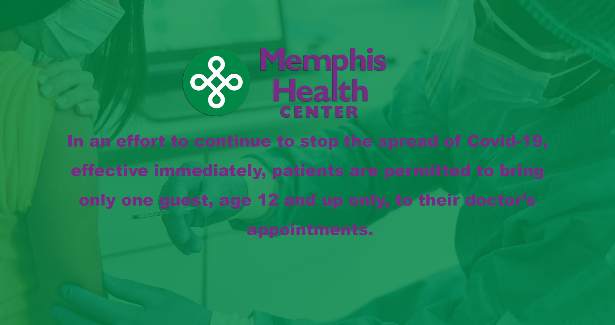 New Covid Policy Memphis Health Center